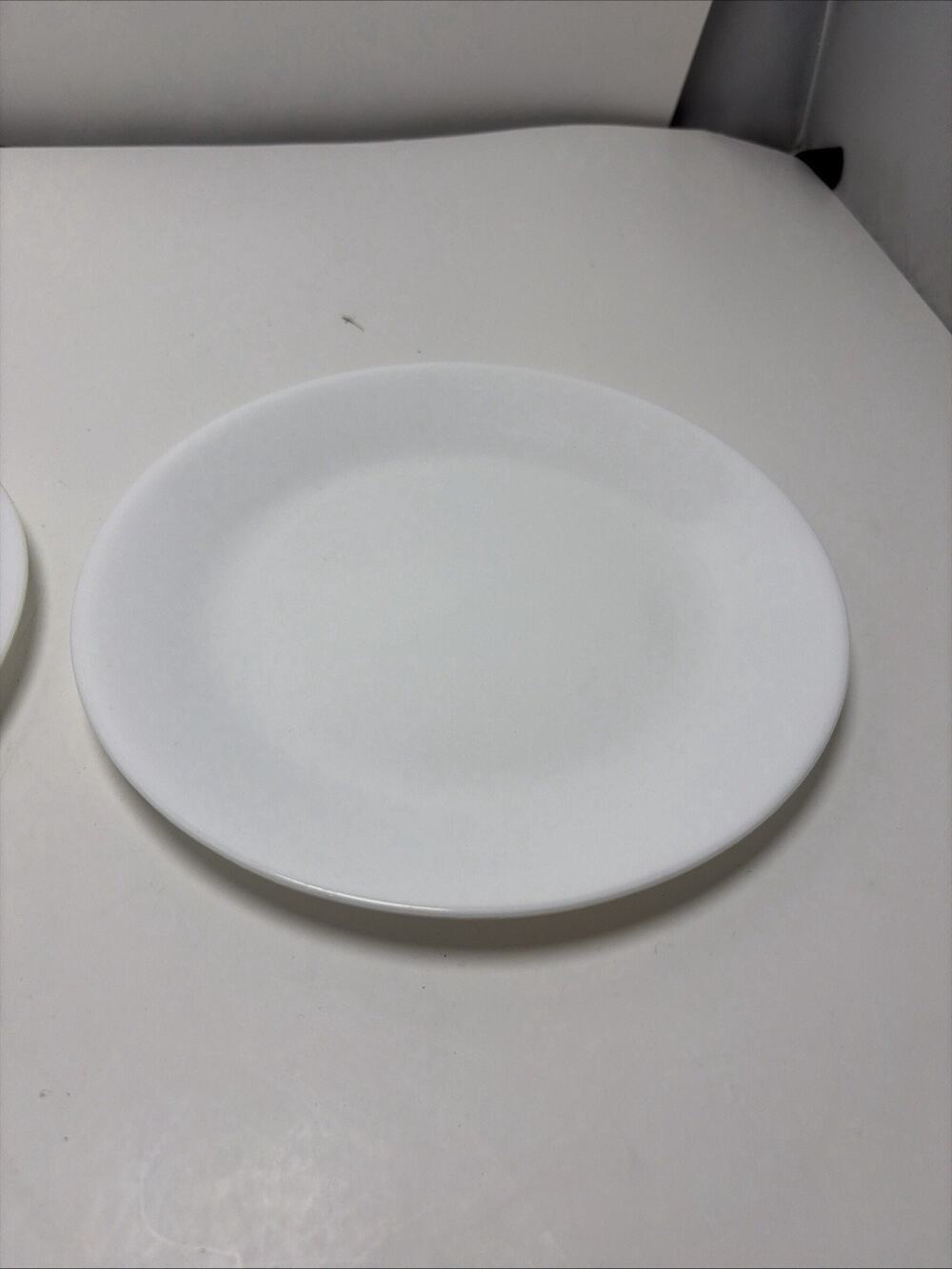 2x Corelle Winter Frost White 8 1/2" Lunch Plate
